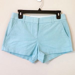 J. Crew Factory Powdered Oxford City Fit Shorts Size 2 NWT